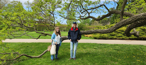 Bart with cousin Susan