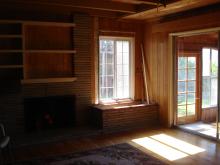 Livingroom fireplace